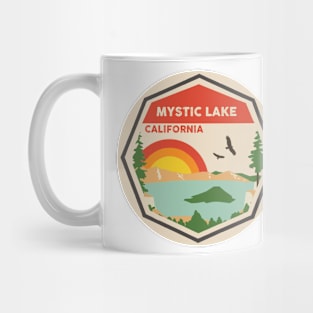 Mystic Lake California Colorful Scene Mug